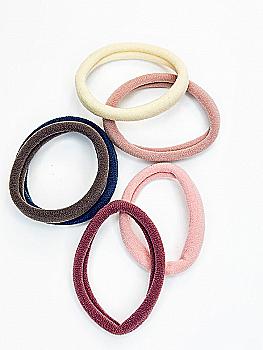 Набор резинок для волос разноцветные бесшовные из 6 шт, N011