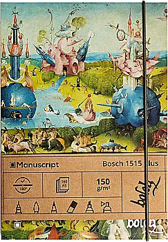 Скетчбук А5 Bosch 1515 Plus, 150 г/м², 160 арк, кремовый, Manuscript