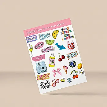 Стікери для альбомів А5 "Cutie" Cobart, СS-VS-050