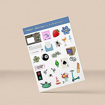 Стикеры для альбомов А5 "Life" Cobart, СS-VS-047