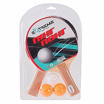 Теніс настільний: 2 ракетки, 3 м`ячики, TT24169