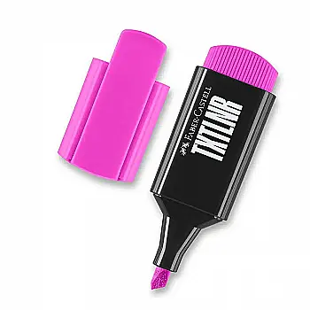 Мини-маркер Textliner Superflourescent, розовый, 154228 Faber-Castell