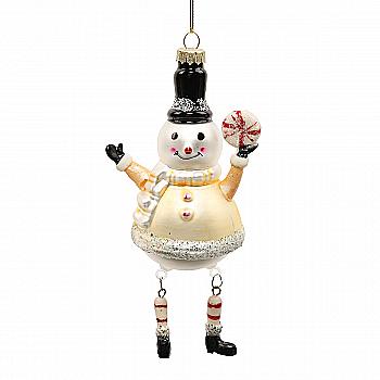Прикраса на ялинку "Веселий Сніговичок" 7,8*5,7*15,7см, YQ1409292