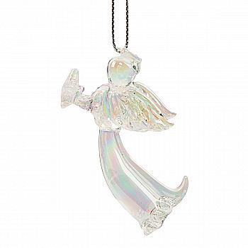 Ялинкова прикраса "Ангел скляний" 7 см, YQ1463992