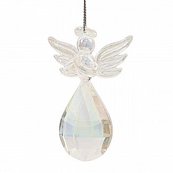 Елочное украшение "Ангел стеклянный" 7 см, YQ1464005