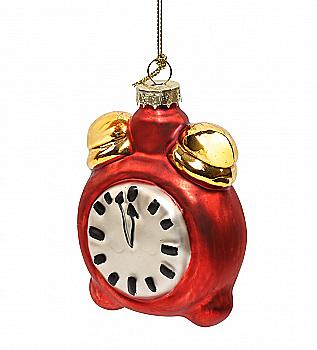 Ялинкова прикраса "Будильник" 7*4*9,7 см, YQ1407256