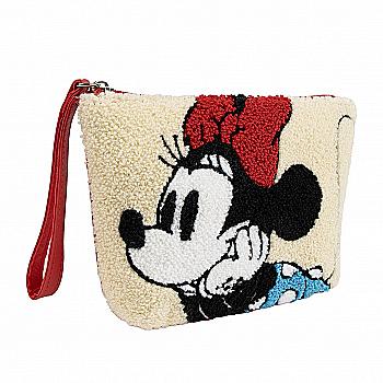 Косметичка "Minnie", цвет молочный/красный, 2500003175
