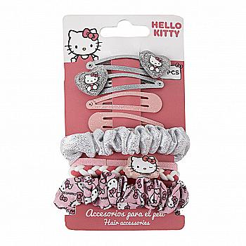 Набор аксессуаров для волос "Hello Kitty", цвет разноцветный, 2500003687