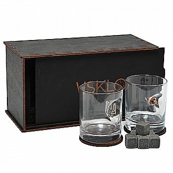 Набор "Patriot" (2 стакана, 6 камушек, 2 костра), VSKLO