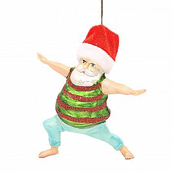 Ялинкова прикраса "Санта-акробат" 13*5,3*14 см, YQ1466026