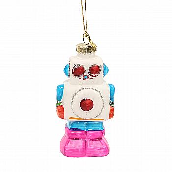 Ялинкова прикраса "Фантастичний робот" із кольоровими кнопками, 4,8*3,6*8,5 см, YQ1409913