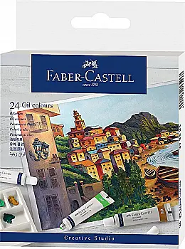 Фарба олійна 24 кол. Creative Studio, 24 туб х 9 мл, 379524 Faber-Castell