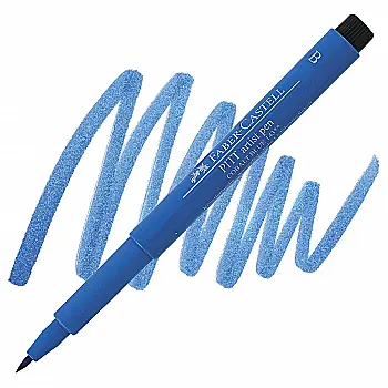 Ручка капілярна PITT Brush Artist Pen 143 синій кобальт, 167443 Faber-Castell