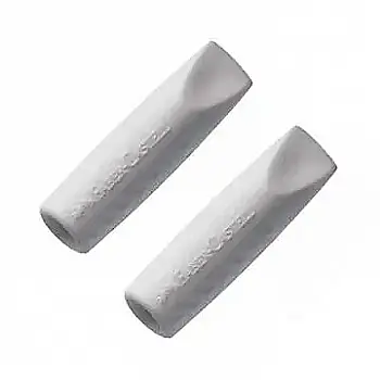 Ластик - колпачок 2 шт., GRIP2001, серая, Faber-Castell 187000