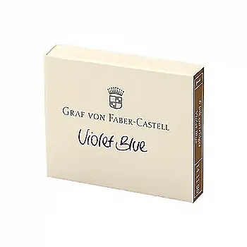 Картридж чорнильний Graf von 6 шт., фіолетово-синій, 141106 Faber-Castell