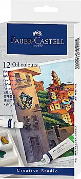 Краска масляная 12 цв. Creative Studio, 12 туб х 9 мл, 379512 Faber-Castell