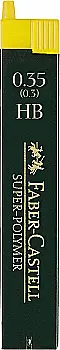 Грифель для механічного олівця Fineline lead Super-Polymer 0,35 мм, HB, 120300 Faber-Castell