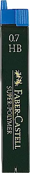 Грифель для механічного олівця Fineline lead Super-Polymer 0,7 мм, HB, 120700 Faber-Castell