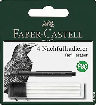 Резинки переменные 4 шт, в блистере, 185697 Faber-Castell