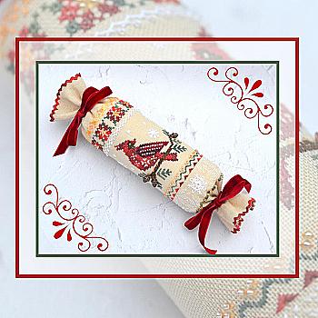 Набор для вышивания крестиком Х-311 "Конфета. Зимний гость" 6*24 см, TelaArtis