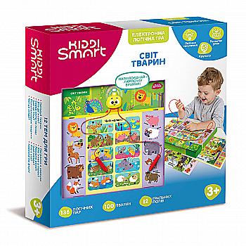 Электронная логическая игра KIDDI SMART – ВИКТОРИНА МИР ЖИВОТНЫХ S2, 157-А-0011-UA