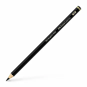 Карандаш чернографитный Pencil Pitt Graphite Matt 6B, 115206, Faber-Castell