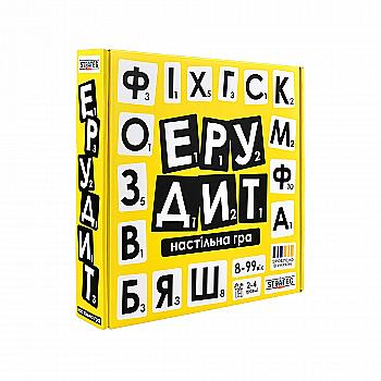 Игра настольная "Эрудит" (укр), 30619, ТМ "Strateg"
