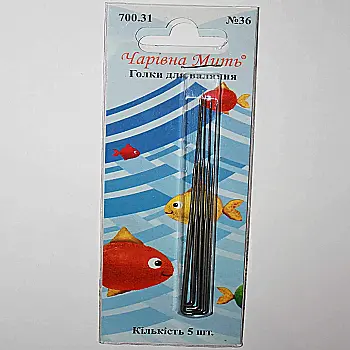 Иглы для валяния №36 (5 шт), 700.31 ТМ "Чарівна мить"