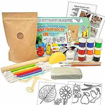 Большой глиняный набор для творчества, GL-003