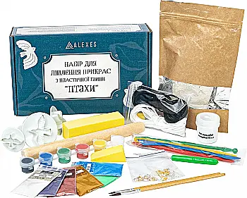 Набір для ліплення прикрас з пластичної глини "Птахи", GL-008