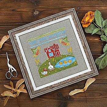 Набор для вышивания крестиком Х-029 "На ставку" 13,5*13,5 см, TelaArtis