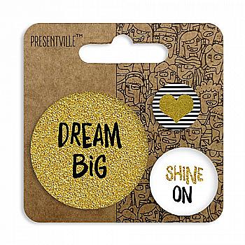 Комплект значков 56 мм, 38 мм, 25 мм, ZBK_18D016