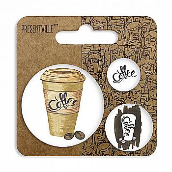 Комплект значков 56 мм, 38 мм, 25 мм, ZBK_17J012