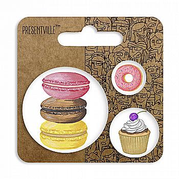 Комплект значков 56 мм, 38 мм, 25 мм, ZBK_17J011