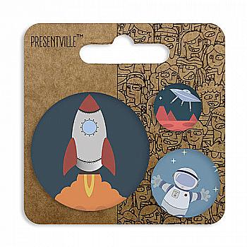 Комплект значков 56 мм, 38 мм, 25 мм, ZBK_17O001