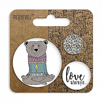 Комплект значков 56 мм, 38 мм, 25 мм, ZBK_17J002