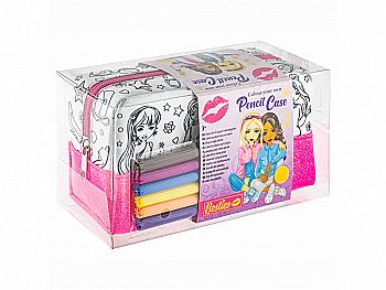 Пенал-розмальовка з фломастерами Besties, 990204