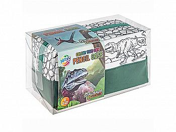 Пенал-розмальовка з фломастерами Dinosaur Expedition, 990194