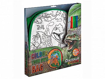 Рюкзак-розмальовка з фломастерами Dinosaur Expedition, 990192