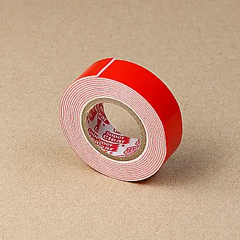 Скотч 12 мм*5 м, 90 мкм, двусторонний на полипропилен.основе, (253)