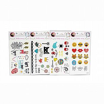 Набір тату Fashion "Будь неповторною!", набір з  4 шт, Lukky, T25632