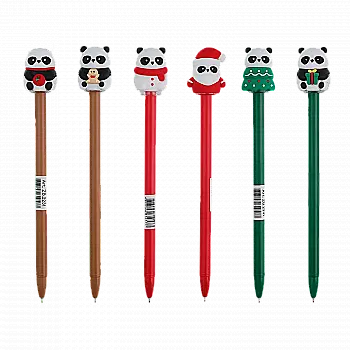 Ручка гелевая «Пиши-стирай» Christmas Panda, 0,5 мм, синяя, ZB.2231