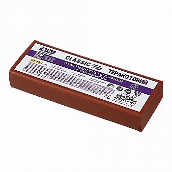 Пластилін скульптурний Classic теракотовий, 250г, KIDS Line