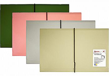 Папка з розширенням, А5, "СМУГА", асорті, OPTIMA, O35547