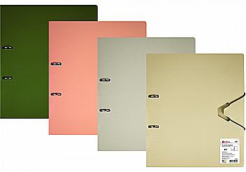 Папка-реєстратор на кільцях, А4, OPTIMA, "СМУГА", асорті, O35462