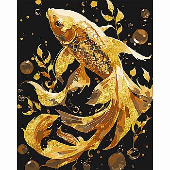 Картина за номерами SANTI "Золота рибка" 40*50 см, поталь, 956849
