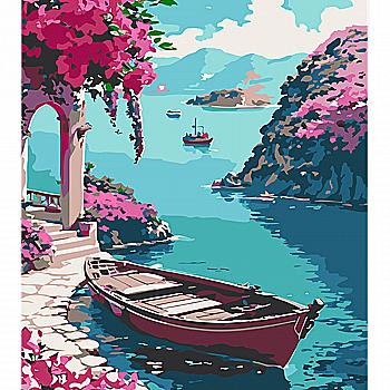 Набір для розпису по номерах 30*40 см "Скарб природи", LY06, ТМ "Strateg"