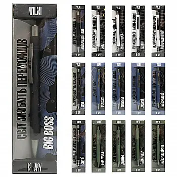 Ручка сувенирная шариковая VILNI /M, ТМ "Be Happy"