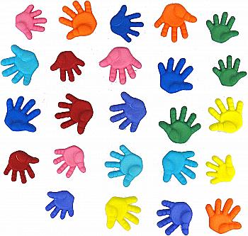 Фігурки "Долоні" 608, ТМ "Чарівна мить"