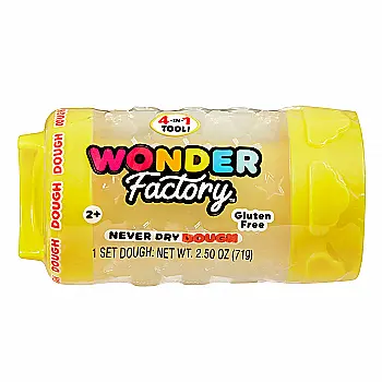 Не засыхающая масса для лепки WONDER FACTORY SK – МИР ЦВЕТА И ФОРМЫ (в ас., напольн. дисп.), 594963